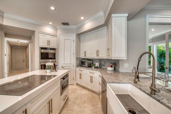 Interior, Kitchen, Recessed Lighting, Stainless Steel Appliances