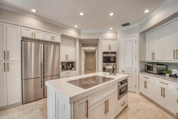 Interior, Kitchen, Recessed Lighting, Stainless Steel Appliances