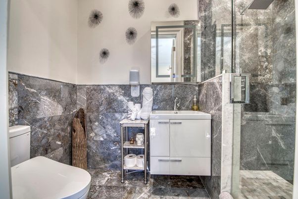 Bathroom, Glass Shower, Interior