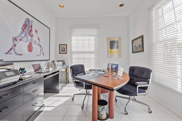 Home Office, Interior, Recessed Lighting