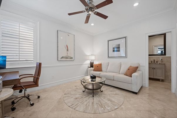 Home Office, Interior, Recessed Lighting