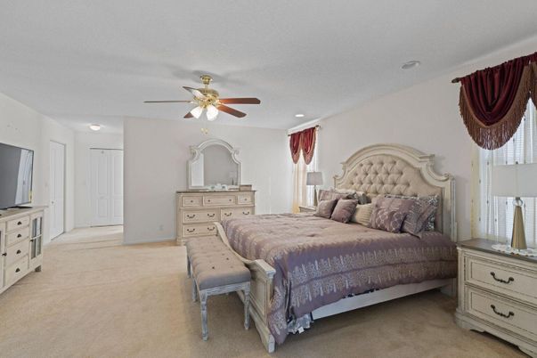Bedroom, Interior, Recessed Lighting