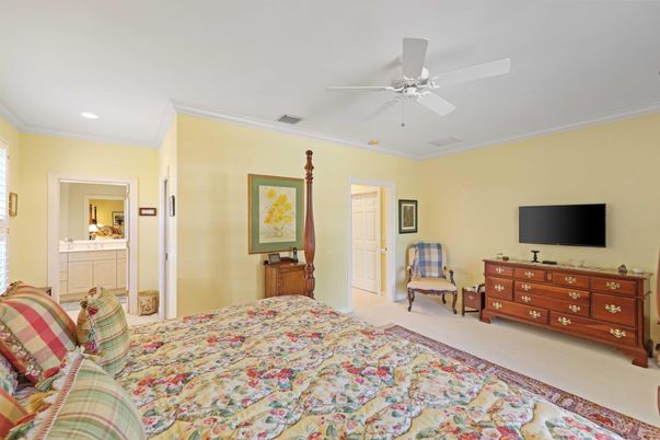 Bedroom, Interior, Recessed Lighting