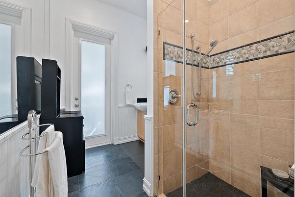 Bathroom, Glass Shower, Interior