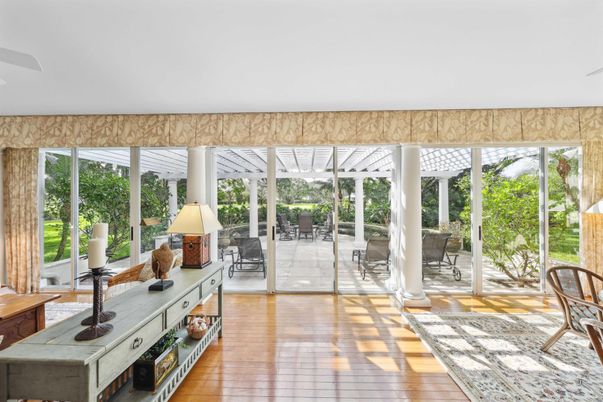 Interior, Sun Room, Wood Texture Flooring