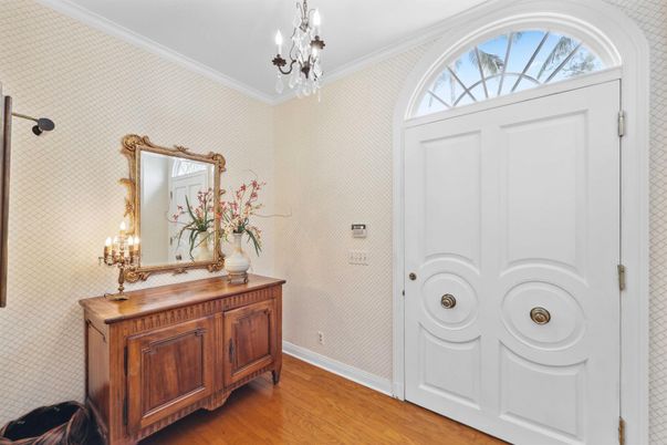 Chandelier, Interior, Wood Texture Flooring