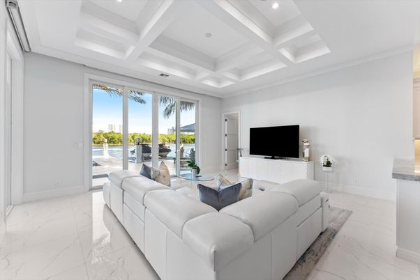 Interior, Living room, Marble, Recessed Lighting