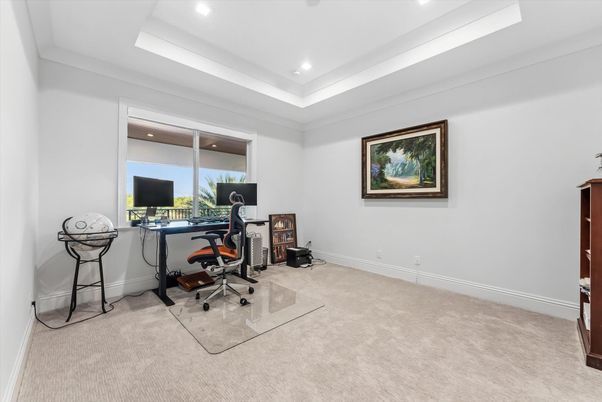Home Office, Interior, Recessed Lighting