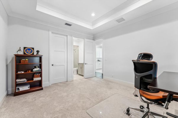 Home Office, Interior, Recessed Lighting