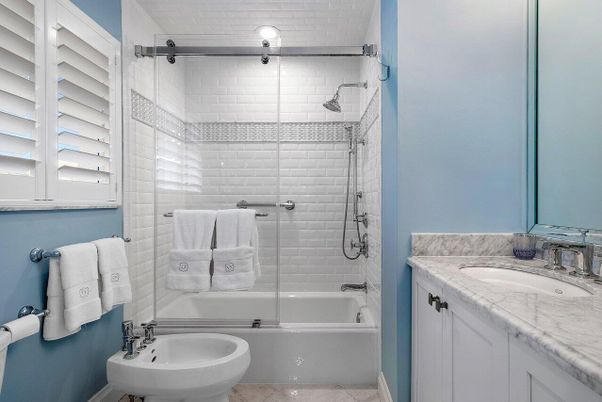 Bathroom, Glass Shower, Interior