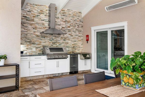 Dining room, Interior, Kitchen, Stone Walls