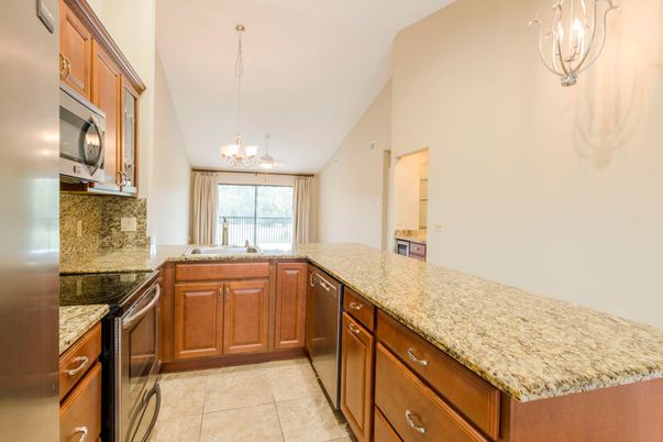 Chandelier, Interior, Kitchen