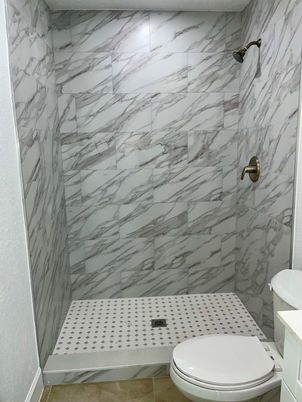 Bathroom, Interior, Marble Walls