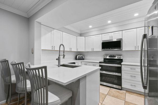 Interior, Kitchen, Recessed Lighting, Stainless Steel Appliances