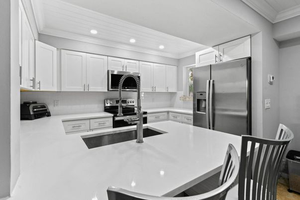 Interior, Kitchen, Recessed Lighting, Stainless Steel Appliances