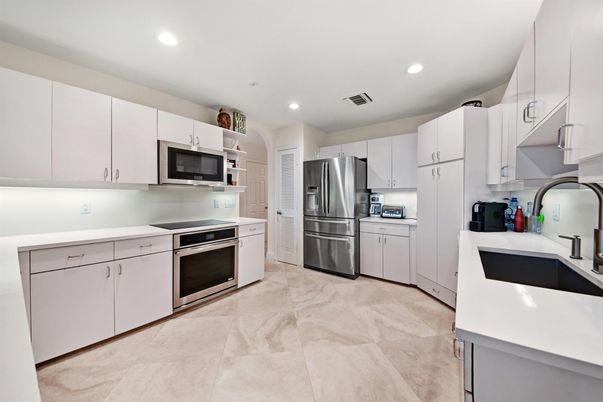 Interior, Kitchen, Recessed Lighting, Stainless Steel Appliances