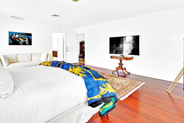 Bedroom, Interior, Wood Texture Flooring