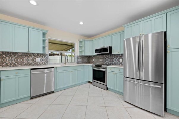 Interior, Kitchen, Recessed Lighting, Stainless Steel Appliances