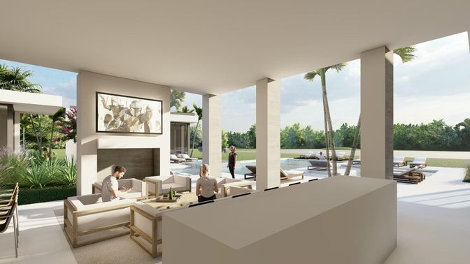 Exterior, Fireplace, Water