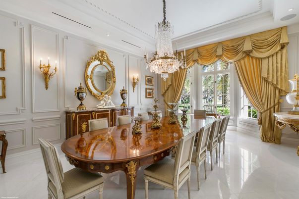 Chandelier, Dining room, Interior, Recessed Lighting