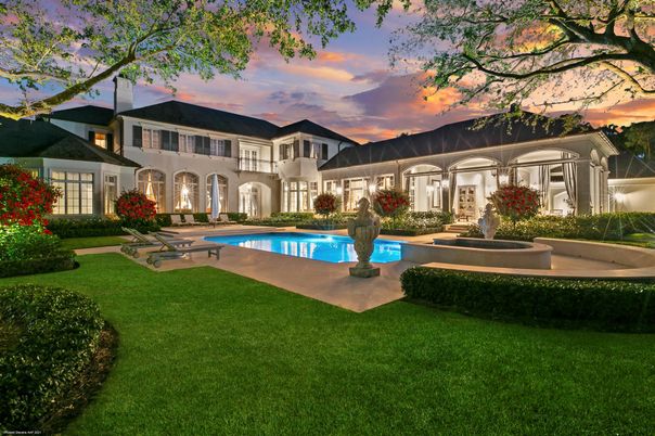 Backyard, Exterior, Facade, Pool, French Provincial