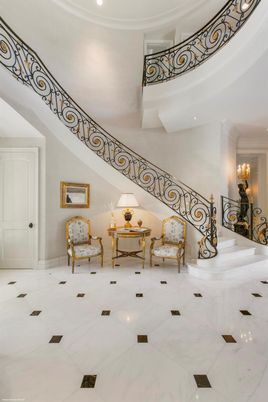 Interior, Marble, Recessed Lighting