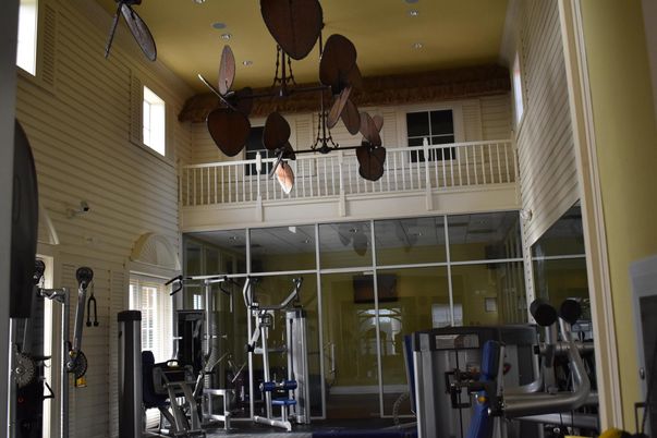Fitness Equipment, Interior, Recessed Lighting