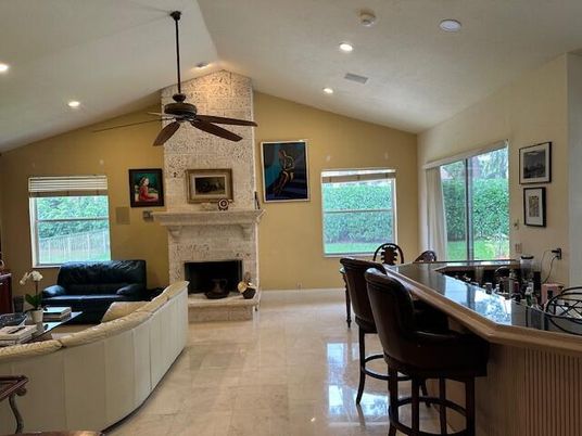 Fireplace, Interior, Living room, Recessed Lighting
