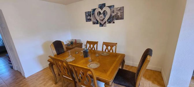 Dining room, Interior, Wood Texture Flooring