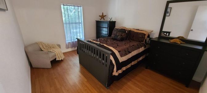 Bedroom, Interior, Wood Texture Flooring