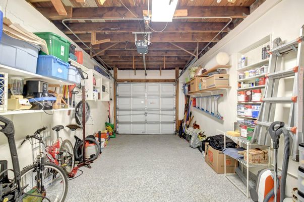Garage, Interior, Wooden Beams, Wooden Ceilings