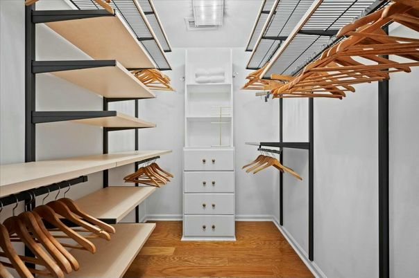 Interior, Walk-in Closets, Wood Texture Flooring