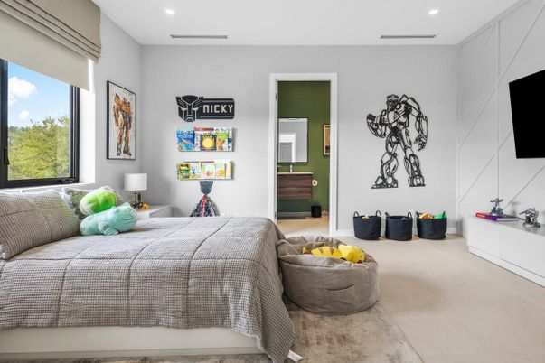 Bedroom, Interior, Recessed Lighting
