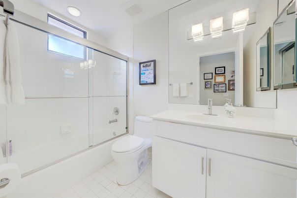 Bathroom, Glass Shower, Interior