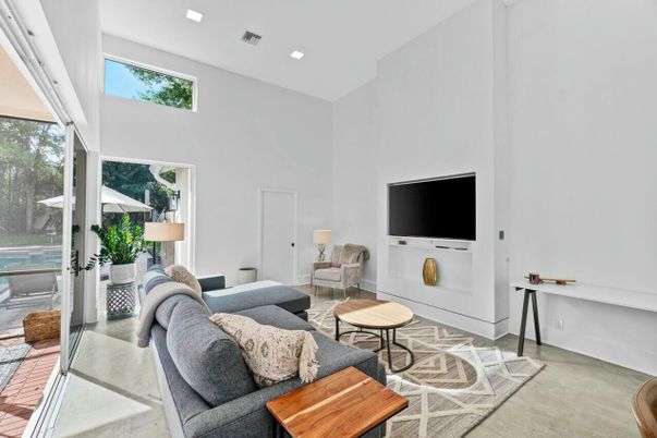 Interior, Living room, Recessed Lighting