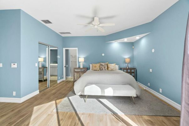 Bedroom, Interior, Wood Texture Flooring