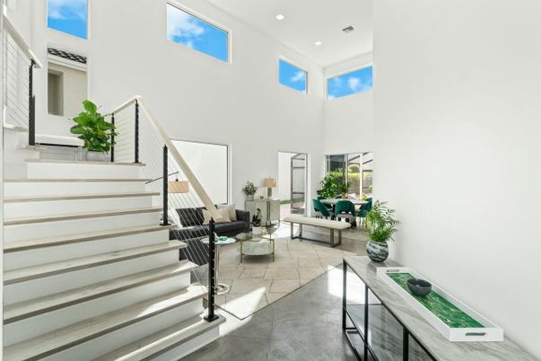 Interior, Living room, Recessed Lighting