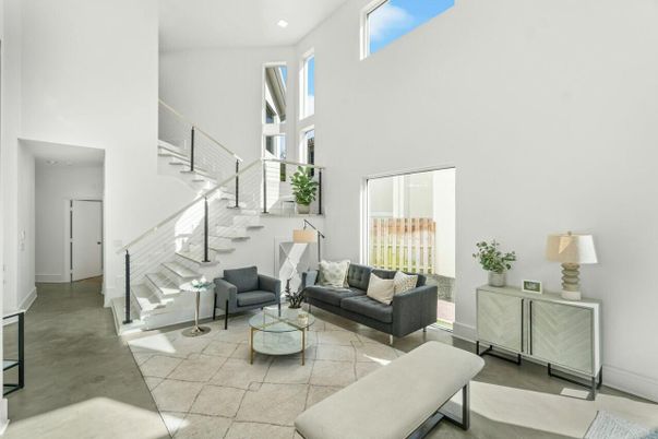 Interior, Living room, Recessed Lighting