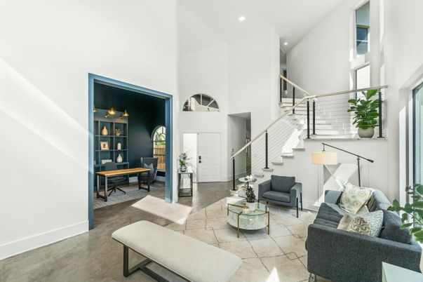 Interior, Living room, Recessed Lighting