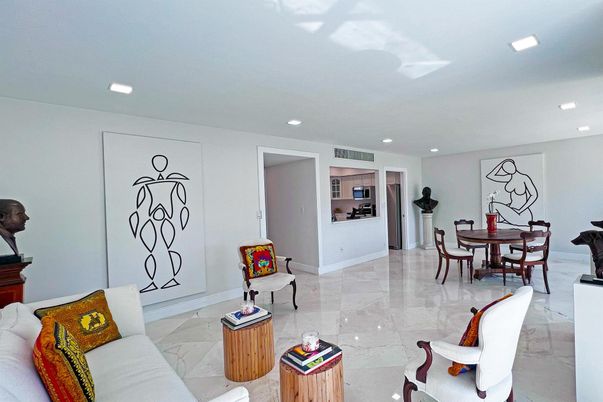 Dining room, Interior, Living room, Recessed Lighting