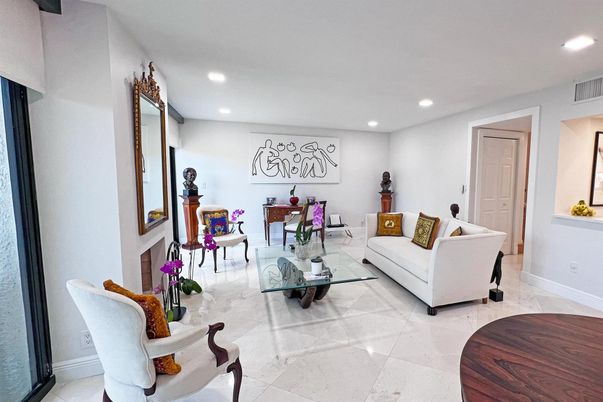 Interior, Living room, Recessed Lighting