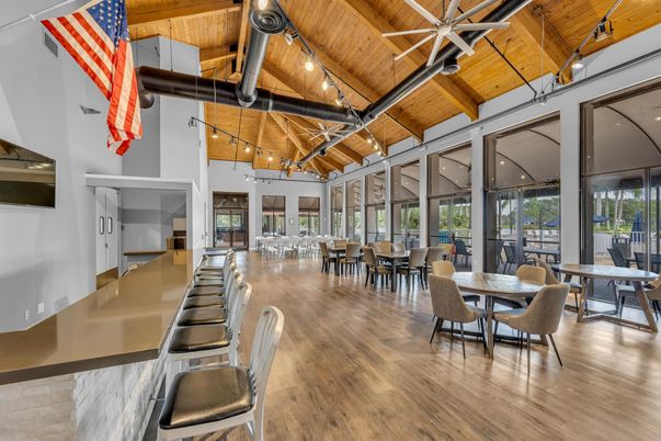 Dining room, Interior, Pendant Lights, Wooden Beams, Wooden Ceilings, Wood Texture Flooring
