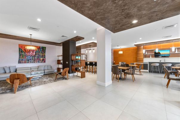 Dining room, Interior, Kitchen, Living room, Pendant Lights, Recessed Lighting