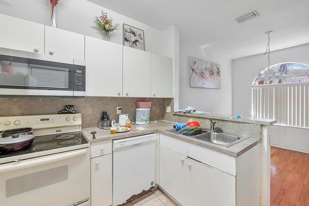 Interior, Kitchen, Wood Texture Flooring