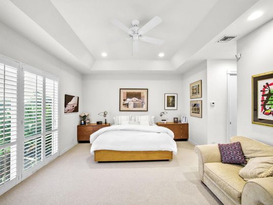 Bedroom, Interior, Recessed Lighting