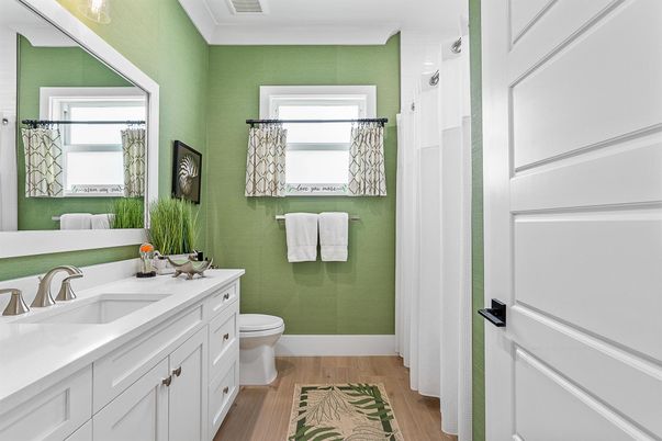 Bathroom, Interior, Wood Texture Flooring