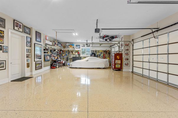 Garage, Interior, Recessed Lighting