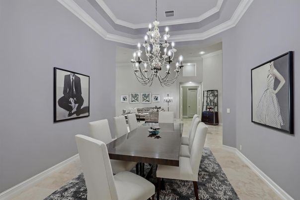 Chandelier, Dining room, Interior
