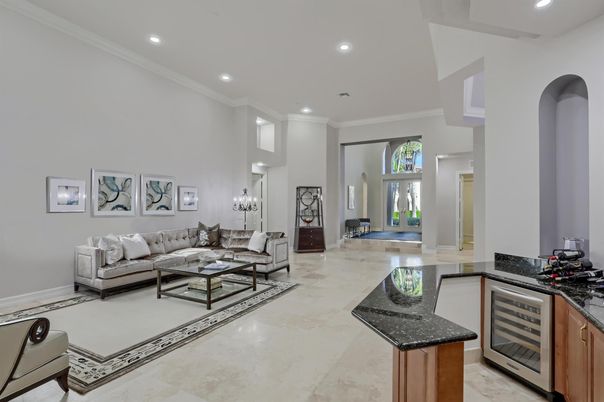 Interior, Living room, Recessed Lighting