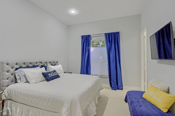 Bedroom, Interior, Recessed Lighting